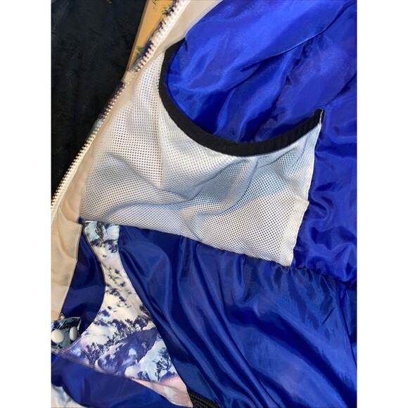 Roxy Girls Ski Jacket Size 16 XXL Color Pink/Blue/Purple/White Print - Picture 7 of 11